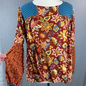 Matilda Jane Multicolor Floral Blouse